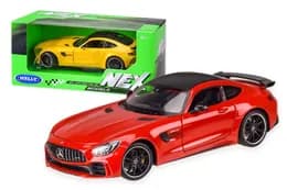 Машина металева 24081W "WELLY"1:24 MERCECES-AMG GT-R, відкриваються двері, капот,2кольори, в коробц