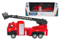 Машина пожежна 250302 "VOLVO" зі стрілою, в коробці TECHNODRIVE