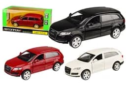 Машина метал 4302 "Автопром", 1:43 AUDI Q7, 3 кольори, відкриваються двері, в коробці 14,5*6,5*7 с