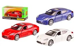Машина метал 4315 "Автопром", 1: 43 PORSCHE, 3 кольори, відкриваються двері, в коробка 14,5*6,5*7 см