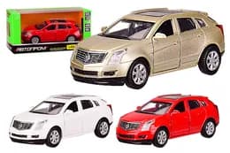 Машина металева 4334 "АВТОПРОМ",1:43 Cadillac SRX, 3 кольори, відкриваються двері, в коробці 14,5*6,5