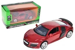 Машина металева 10004 5" Audi R8 GT, відкриваються двері,  в коробці 16,5x7x8 см АВТОПРОМ