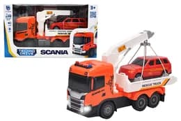 Машина евакуатор 6408KS "SCANIA" з машиною зі світлом і звуком TECHNODRIVE