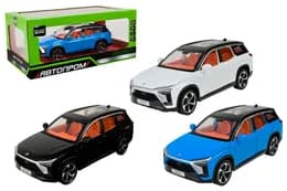 Машина АВТОПРОМ  AP7732  Nio ES8 1:24,світло, звук, відкриваються двері, коробка р. 28x16x12,8см