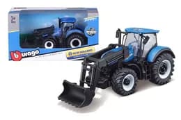 Модель 18-31632 серії Farm-Трактор NEW HOLLAND T7.315 з фронтальним навантажувачем,синій,1:32 Bburago