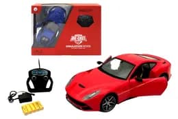 Машина "Ferrari" металева на радіокеруванні, акумулятор, в коробці JT0137 р.40,5*10,5*29,5 см