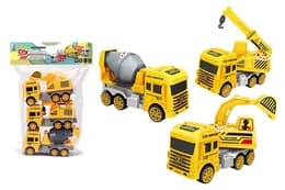 Набір машинок 7331-2A1 будтехніка, 3 види, пакет 18,6x5x27,5см