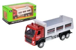 Машина металева "Автопром" 67388K 1:72 Volvo Dump Truck, рухомі елементи, в коробці р. 13,5*7*5 см.