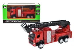 Машина металева АВТОПРОМ 67394 1:72 Volvo Aerial ladder fire truck, рухомі елементи, коробка