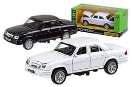 Машина металева 7506 "АВТОПРОМ",1-32-36 ВОЛГА,світло ,звук,в коробці