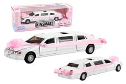 Модель лімузин LINCOLN 7'' KT7001WW TOWN LOVE CAR металевий, інерційний, відкриваються двері, коробка