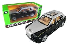 Машина металева 76100 "АВТОПРОМ",1:28, на батарейки, світло, звук, відкриваються двері, капот, багажник, в коробці – 19.5*9*9 см.