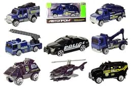 Машина металева 7629 1:64, 8 видів, коробка 8x5x5 см АВТОПРОМ