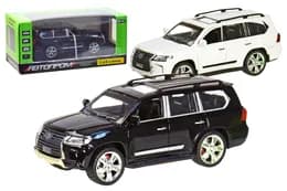 Машина металева 7663 Автопром, 1:24 Lexus, 2 кольори, на батар.: звук і світло, двері відкриваються, в коробці 24,5*11*11 см
