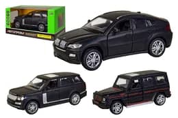 Машина металева 7860 "Автопром",1:32-36,3 види, батарейки, свтло, звук, відкриваються двері, капо