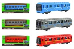 Вагон-метро 7875 металевий 1:43-50 в коробці 19,5x5,3x6,7 см Автопром