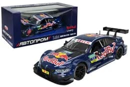 Машина металева 68295A 1:24 BMW M4 DTM, на батарейки, світло, звук, відкриваються двері, в коробці 26,5x13,5x12см АВТОПРОМ