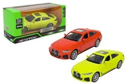 Машина металева "Автопром" 4378,  1:43 BMW I4 M50, 2 кольори, відкриваються двері, в коробці р. 14,5*6,5*7см