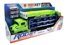 Автовоз з гірками і машинками CY-2228 в коробці р.53,5x10,5x26см YG Toys