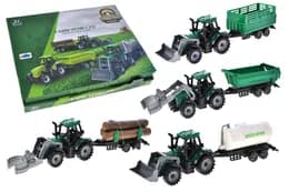 Трактор з причіпом 5279-113 в дисплеї 6шт р.35,5x27,8x6см YG Toys