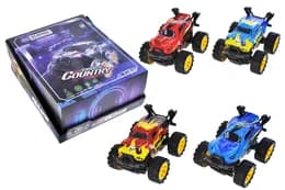 Машина інерційна, озвучена, зі світлом, в дисплеї 4шт, YDX502P р.27*23,5*11см
