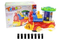 Потяг музичний 999-22 зі світлом, їздить, в коробці р.21,5x17x12 см YG Toys