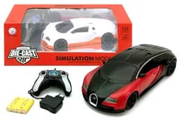 Машина "Bugatti" металева на радіокеруванні, акумулятор, в коробці JT040 р.30*15,6*11,1 см