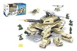 Танк військовий з набором в коробці P935-A р.28*12,9*14,7см