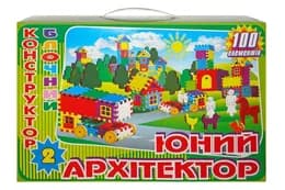 Конструктор блочний № 2 100 елементів в коробці