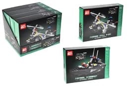 Конструктор 9025 "Морська техніка" в дисплеї 4 шт. р.26x5,5x19 см YG Toys