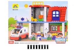 Конструктор блочний типу Duplo 60 дет. HG-1272 Hospital center р.47х10х37,5 см.