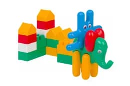 Конструктор "Зоо-Блок" №1 21 деталь 1869 Colorplast