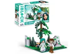 Конструктор PL-921-520 IBLOCK JUNIOR МАВКА 104 дет, 2 фігурки, наліпки, татуювання у коробці 24x6x16см Kids hits