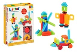 Конструктор серії Bristle Blocks - БУДІВЕЛЬНИК (36 деталей у коробці) Battat Lite BT3099Z
