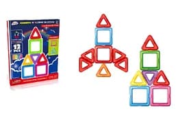 Конструктор магнітний MAGNETIC 3366-25 12 деталей, 2 види, коробка 28*2,2*23,1 см