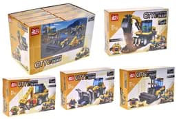 Конструктор 8087A "Будівельна техніка" в дисплеї 16 шт. YG Toys