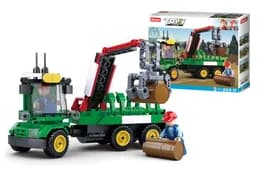 Конструктор SLUBAN M38-B0778 будівельна техніка 15,5 см, фігурки, 209 деталей , коробка 28,5-24-5,5 см