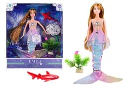 Лялька "Emily" "Русалка" з аксесуарами, шарнірна QJ092D р.28.5*6.5*32.5см