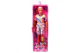 Лялька Кен "Модник" у клітчастій футболці DWK44 BARBIE FASHION AND BEAUTY