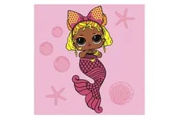 Набір для розпису по номерах 40x40 см KHO6265 "L.O.L. Mermaids Queen Bee" Ideyka