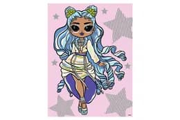 Набір для розпису по номерах 30x40 см KHO6273 "L.O.L. Fashion show Missy Frost" зі стразами Ideyka