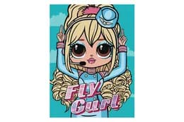 Набір для розпису по номерах 30x40 см KHO6275 "L.O.L. Fly Gurl" Ideyka