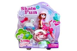 Лялька "Mini doll" на велосипеді на блістері 63023 р.28*30*8см