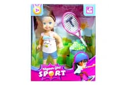 Лялька "Mini doll" з ракеткою в коробці K899-36 р.12,5*15*4,5см