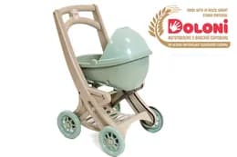 Візочок для ляльок 0121/01eco з люлькою Eco Green DOLONI