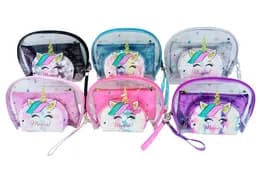 Косметичка K12105 3 в 1 6 кольорів, 25*16*8 см