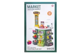 Магазин 922-06B каса з продуктами, батарейки, музика, світло, коробка 76*12*48,5