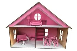 Ляльковий будиночок «LOL HOUSE» Рожевий 31*22*44 см