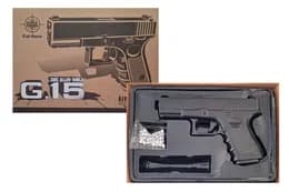 Пістолет страйкбольний Galaxy Glock 17,  G15 на кульках, в коробці
