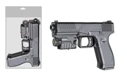 Пістолет P2697A-2 кульки, батарейка, лазер, у пакеті 21,8x14 см.